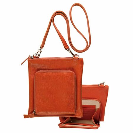RAIKA 7.5in. x 8in. Travel Shoulder Bag - Orange RO 155 ORANGE